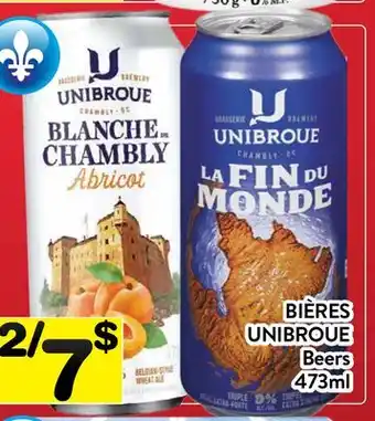 Supermarché PA BIÈRES UNIBROUE | Beers offer