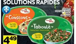 Supermarché PA SALADES FONTAINE SANTÉ | Salads offer