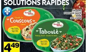 Supermarché PA SALADES FONTAINE SANTÉ | Salads offer