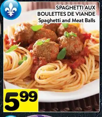 Supermarché PA SPAGHETTI AUX BOULETTES DE VIANDE | Spaghetti and Meat Balls offer