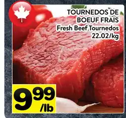 Supermarché PA TOURNEDOS DE BOEUF FRAIS | Fresh Beef Tournedos offer