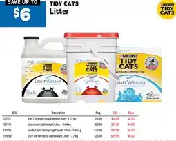 Ren’s Pets Depot TIDY CATS Litter offer