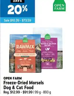 Ren’s Pets Depot OPEN FARM Freeze-Dried Morsels Dog & Cat Food offer