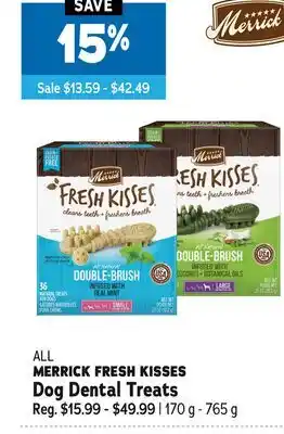 Ren’s Pets Depot MERRICK FRESH KISSES Dog Dental Treats offer