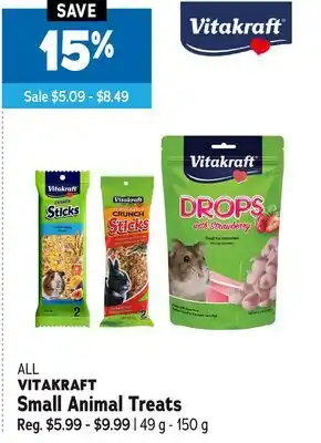 Ren’s Pets Depot VITAKRAFT Small Animal Treats offer
