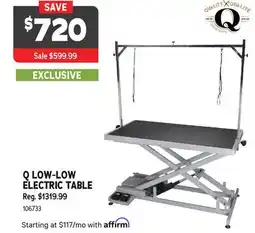 Ren’s Pets Depot Q LOW-LOW ELECTRIC TABLE offer