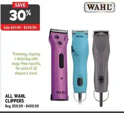 Ren’s Pets Depot ALL WAHL CLIPPERS offer