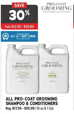Ren’s Pets Depot ALL PRO-COAT GROOMING SHAMPOO & CONDITIONERS offer