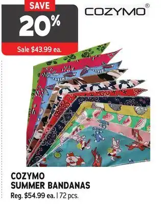 Ren’s Pets Depot COZYMO SUMMER BANDANAS offer