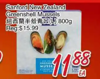 Foody Mart Sanford New Zealand Greenshell Mussels offer