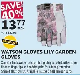 Co-op Watson gloves lily garden gloves offer