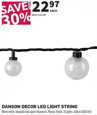 Co-op Danson decor led light string offer