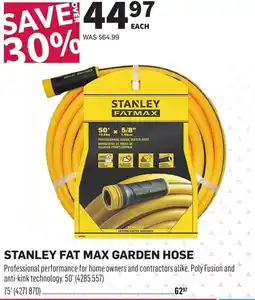 Co-op Stanley fat max garden hose offer