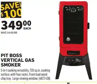 Co-op Pit boss vertical gas smoker offer