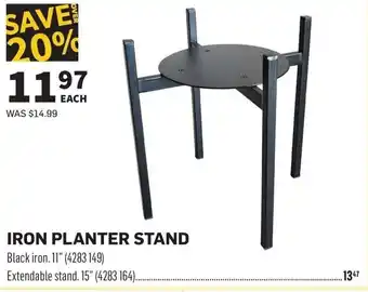 Co-op Iron planter stand offer