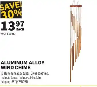 Co-op Aluminum alloy wind chime offer