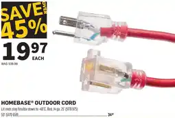 Co-op Homebase outdoor cord offer