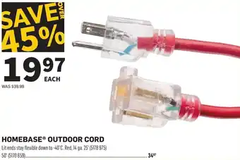 Co-op Homebase outdoor cord offer