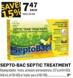 Co-op Septo-bac septic treatment offer