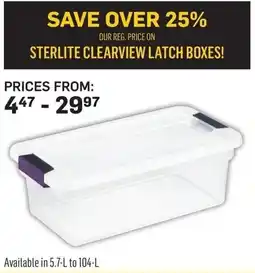 Co-op Sterlite clearview latch boxes offer