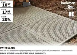 Co-op Patio slabs offer