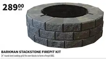 Co-op Barkman stackstone firepit kit offer