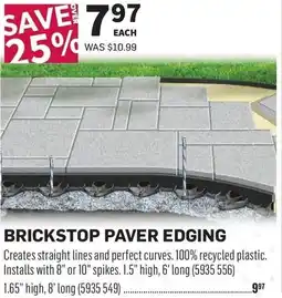 Co-op Brickstop paver edging offer