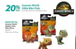 Toys R us Jurassic World Mighty Little Biter Dinos offer
