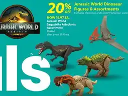 Toys R us Jurassic World Sagastrike Attack Assortments offer