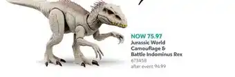 Toys R us Jurassic World Camouflage & Battle Indominus Rex offer