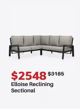 Dot Furniture Elloise Reclining Sectional offer