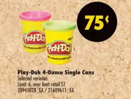 No Frills PLAY-DOH 4-OUNCE SINGLE CANS offer