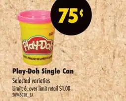 Real Canadian Superstore PLAY-DOH SINGLE CAN offer