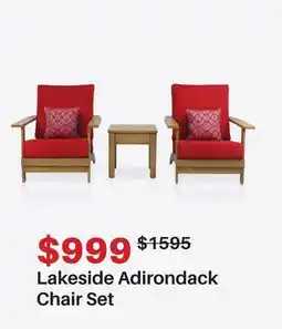 Dot Furniture Lakeside Adirondack Chair Set offer