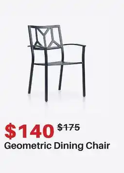 Dot Furniture Geometric Dining Chair offer