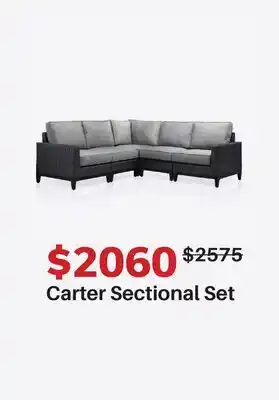 Dot Furniture Carter Sectional Set offer