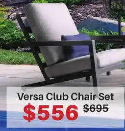 Dot Furniture Versa Club Chair Set offer