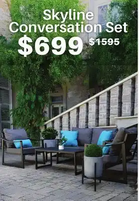 Dot Furniture Skyline Conversation Set offer