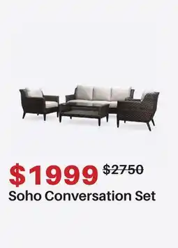 Dot Furniture Soho Conversation Set offer