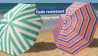 Giant Tiger 5.8' beach umbrella offer
