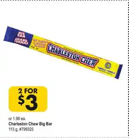 Giant Tiger Charleston Chew Big Bar offer