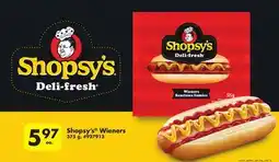 Giant Tiger Shopsy's Wieners offer