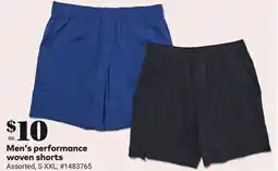 Giant Tiger Men's performance woven shorts offer