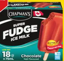 Giant Tiger Chapman's Super frozen desserts offer
