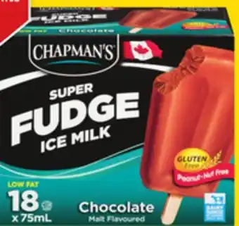 Giant Tiger Chapman's Super frozen desserts offer