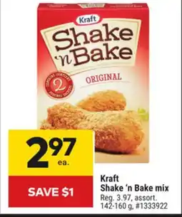Giant Tiger Kraft Shake 'n Bake mix offer