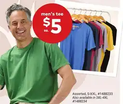 Giant Tiger men's tee offer