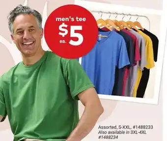 Giant Tiger men's tee offer
