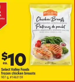 Giant Tiger Select Valley Foods Frozen Chicken Breasts offer