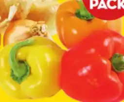 Giant Tiger 3 pack rainbow peppers offer